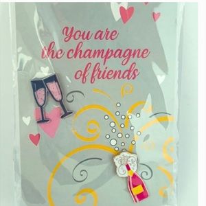 Friends, BFF, wedding, celebration enamel pin set